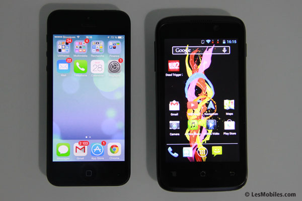 iPhone 5 et Archos 40 Titanium