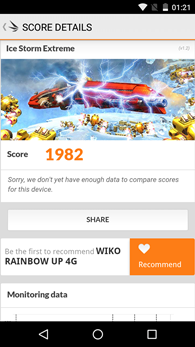 Wiko Rainbow Up : 3DMark