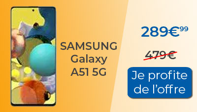 Promo : Samsung Galaxy A51 5G à 289.99?