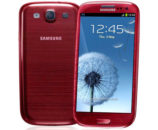 Samsung Galaxy S3 : le modèle rouge en stock