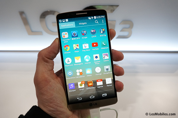 LG G3 : son autonomie battrait le record détenu jusqu'ici par le Samsung Galaxy S5