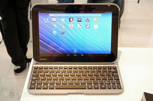 Trois tablettes sous Android chez Toshiba, la première en vente au Royaume-Uni