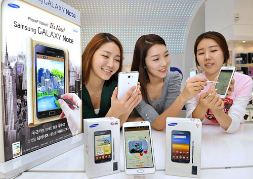 Le Samsung Galaxy Note blanc arrive… en Corée du Sud