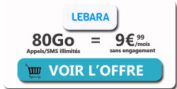 promo Lebara Mobile 80Go