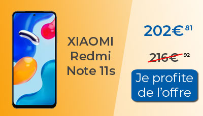 Le Xiaomi Redmi Note 11s est en promotion chez Amazon