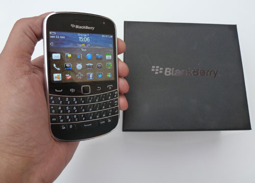 test blackberry bold 9900 tactile clavier blackberry os7 rim