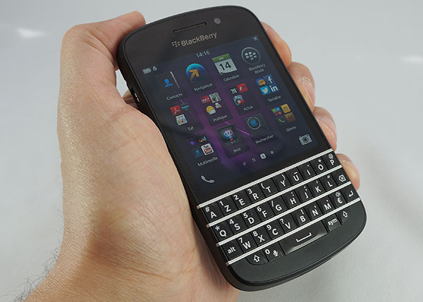 BlackBerry Q10 : clavier azerty
