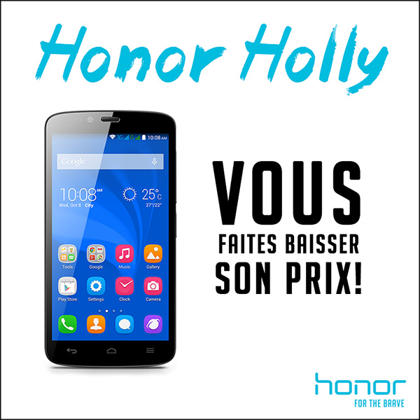 Honor Holly : première baisse de prix grâce aux internautes