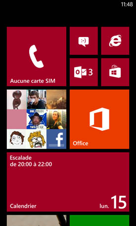 Nokia Lumia 520 : menu