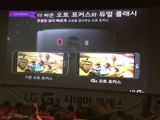 LG G3 : appareil photo