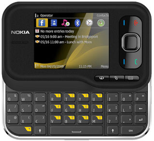 Nokia présente le 6760 slide