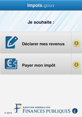 impots.gouv payer déclarer impots iphone ipod touch iOS