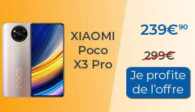 Le Xiaomi Poco X3 Pro est en promo chez Amazon