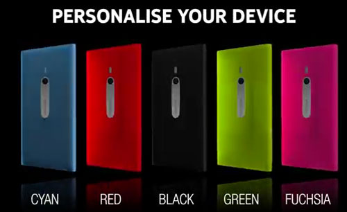 Nokia Lumia 800 deux nouvelles couleurs rouge verte