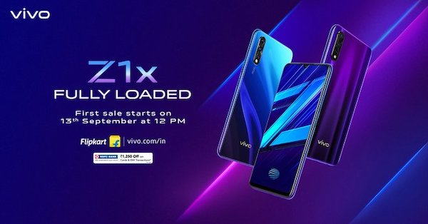 Vivo officialise encore un mobile en Inde : le Z1x