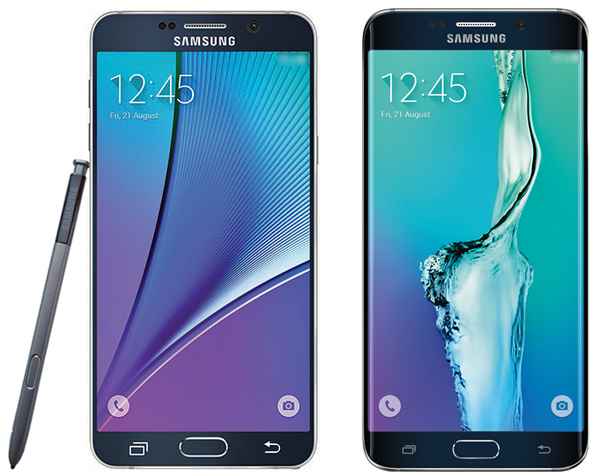 Samsung Galaxy Note 5 et S6 Edge+ : les images officielles montrent des versions XXL des Galaxy S6