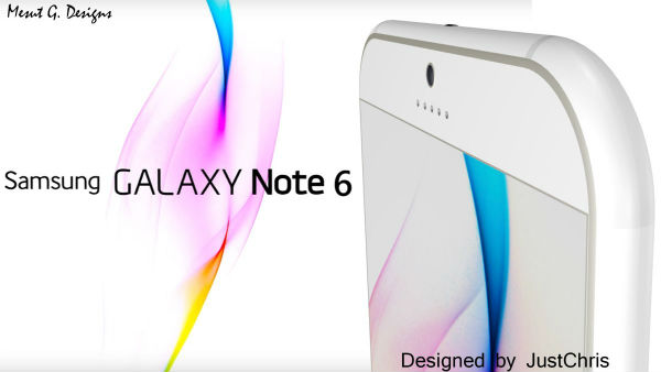 Samsung Galaxy Note 6 : un concept très élégant doté d'un écran sans bordure