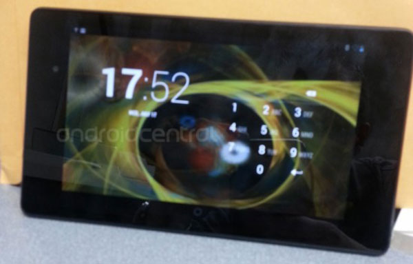 Photos en fuite de la Google Nexus 2 7''