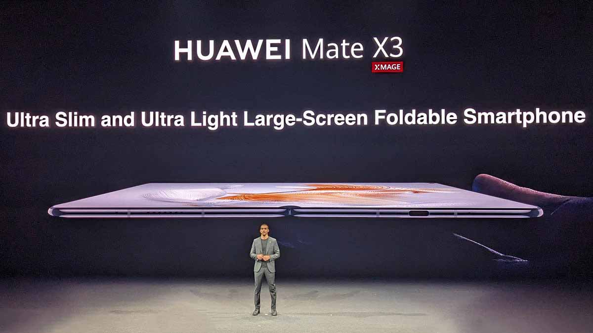 Le nouveau smartphone pliant Huawei Mate X3 est maintenant disponible en France