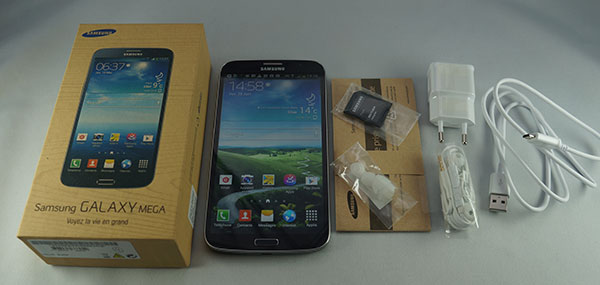 Samsung Galaxy Mega 6.3 : contenu boîte
