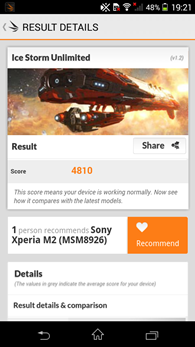 Sony Xperia M2 : 3Dmark