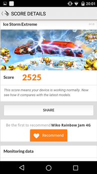 Wiko Rainbow Jam : 3Dmark