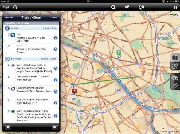 Mappy passe en V2 sur iPad