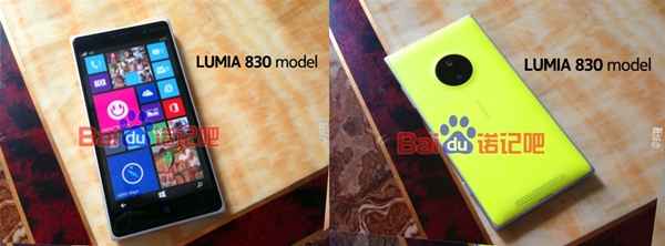 Des photos dévoilent le Lumia 830 et son appareil photo PureView