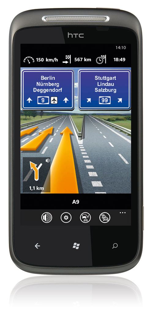Windows Phone tient son GPS avec Navigon