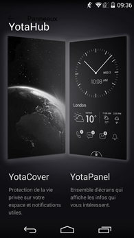 YotaPhone 2 : YotaHub