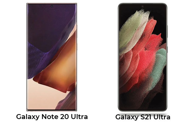 Samsung Galaxy S21 Ultra contre Samsung Galaxy Note 20 Ultra, lequel est le meilleur ?