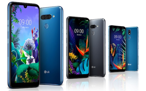 LG dévoile trois smartphones milieu de gamme : le Q60, le K50 et le K40