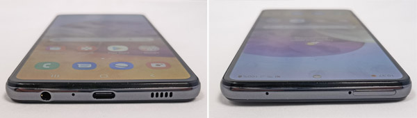 Connectique du Samsung Galaxy A72
