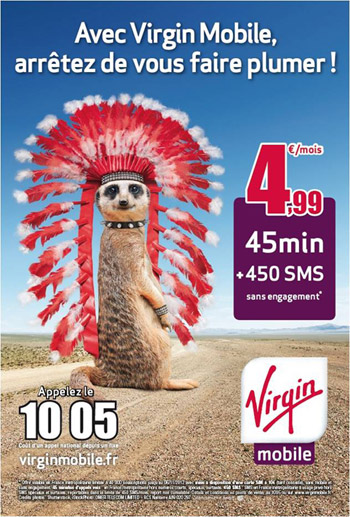 Virgin Mobile lance sa campagne « arrêtez de vous faire plumer ! »