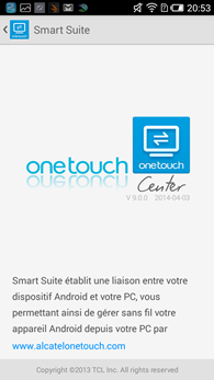 Alcatel OneTouch Idol 2S : Smart SUite