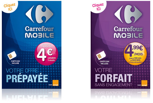 Carrefour Mobile n'est plus MVNO, mais lance de nouvelles offres avec Orange