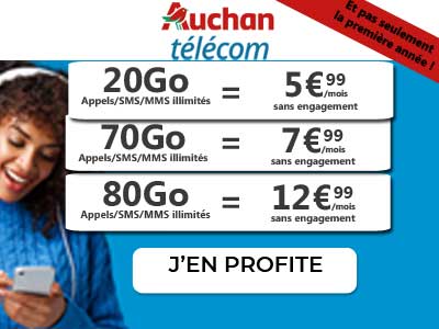 forfaits Auchan Telecom
