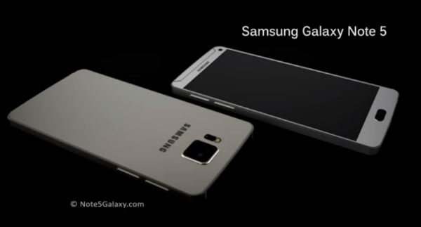 Samsung Galaxy Note 5 : un nouveau concept avec écran 4K