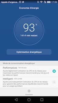 Honor 7 interface