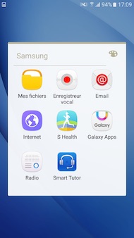 Samsung Galaxy J7 2016 interface