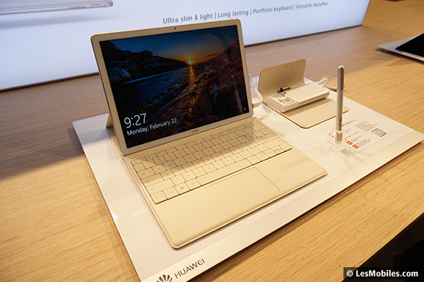 Huawei se lance sur le marché des tablettes-PC avec le MateBook (MWC 2016)