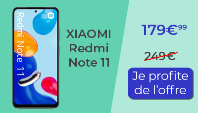 Le Xiaomi Redmi Note 11 est à prix canon chez Rakuten