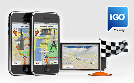 Logiciel GPS pour iPhone : iGO My way 2009