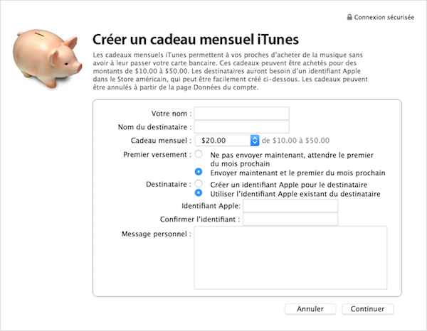 Apple supprime les « cadeaux mensuels iTunes »