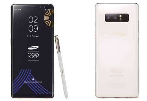 Samsung présente une édition J.O. 2018 du Galaxy Note 8