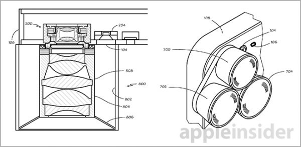 Apple dépose deux brevets concernant des lentilles interchangeables pour l'iPhone