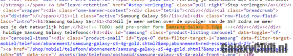 Samsung Galaxy S6 : la variante avec écran incurvé s'appellerait simplement Galaxy S Edge