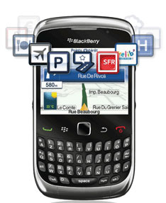 SFR GPS débarque sur BlackBerry