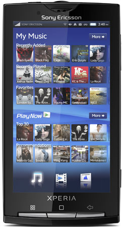 Sony Ericsson Xperia X10 (Android)