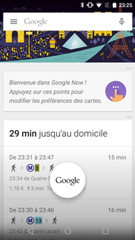Motorola Moto G (3e Gen.) : Google Now